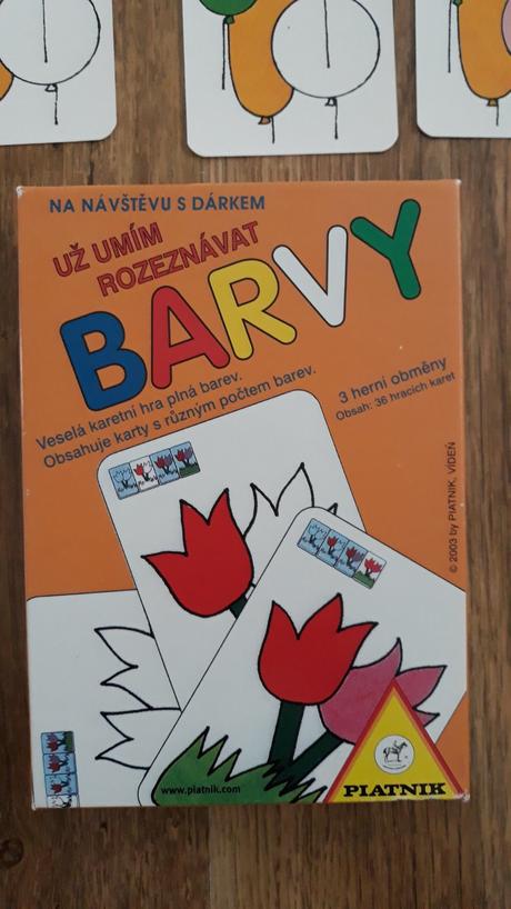 Výuková karetní hra.,