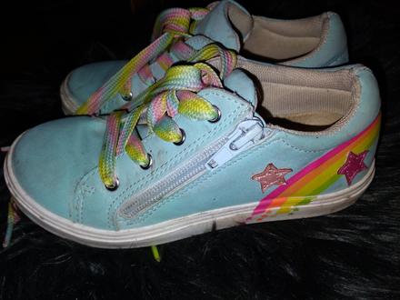 Dívčí tenisky duha vel. 29, vnit.stélka 19 cm, baťa,29