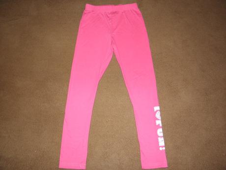Dívčí růžové legíny zn. kugo vel.116, kugo,116