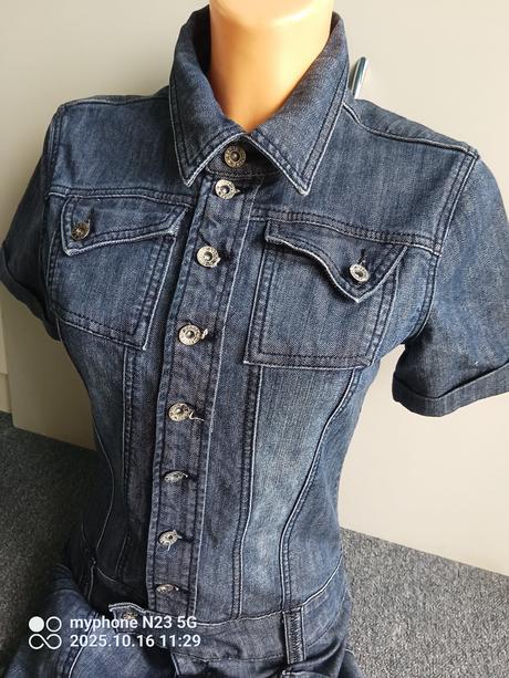 Šaty riflové zn."dromedar" vel."m", dromedar,m