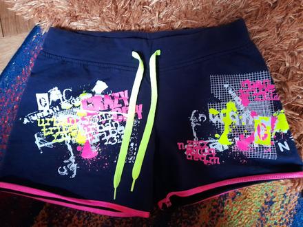 Kraťasy,šortky 146 modré, 146