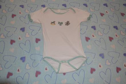 Bavlněné body krátký rukáv s obrázky, 104