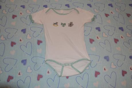 Bavlněné body krátký rukáv s obrázky, 104