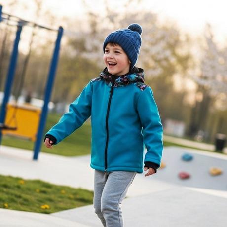 Softshellová bunda s fleecem, vesmír,více barev, 86 - 152