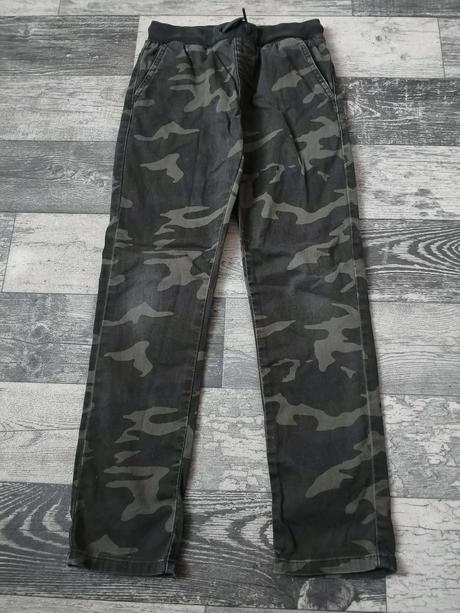 Kalhoty chlapecké maskáčové, next,134