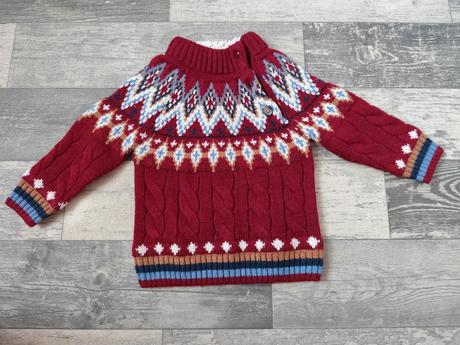 Svetr teplý chlapecký, next,86