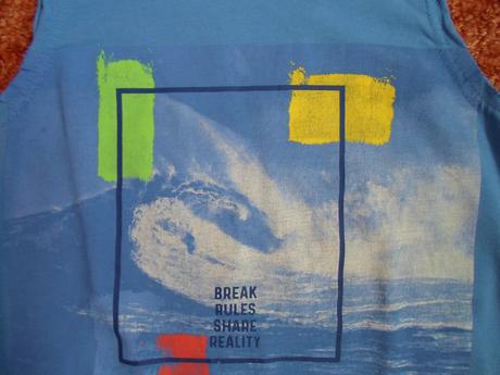 Modré tričko triko tílko, coccodrillo,128