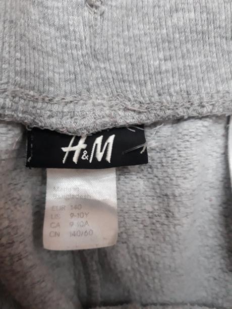 Tepláky 140, h&m,140