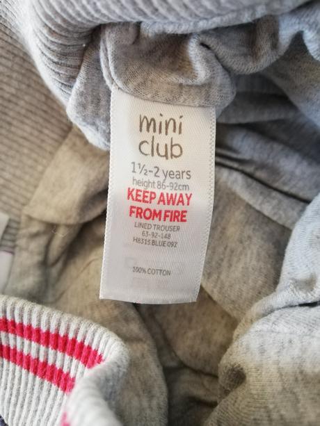 Kalhoty s podšívkou, miniclub,86