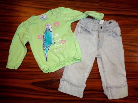 Luxusní komplet s andulkou, h&m,86