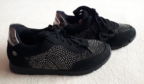 Dětské boty, botky, černé s kamínky, vel.32, 32