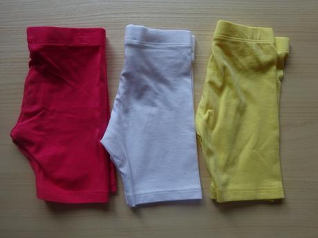 3x šortky legíny, vel. 74, f&f,74