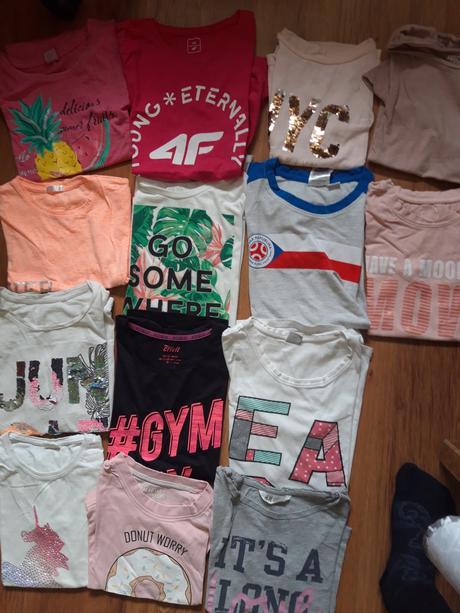 10x trika trička triko tričko i jednotlivě 146/152, 146