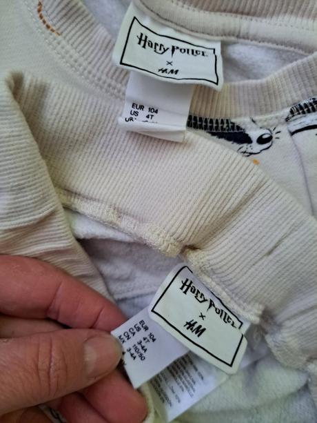 Tepláková souprava harry potter, h&m,104