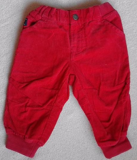 Kalhoty / manžestráky - vel.74, 74