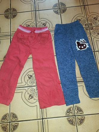 Dívčí kalhoty a teplé legíny hello kitty vel. 98 -, george,98