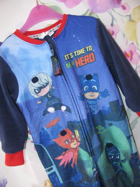 Fleecový spací overal pj masks, 98