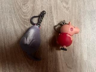 Přívěšek prasátko pepina a kočička,