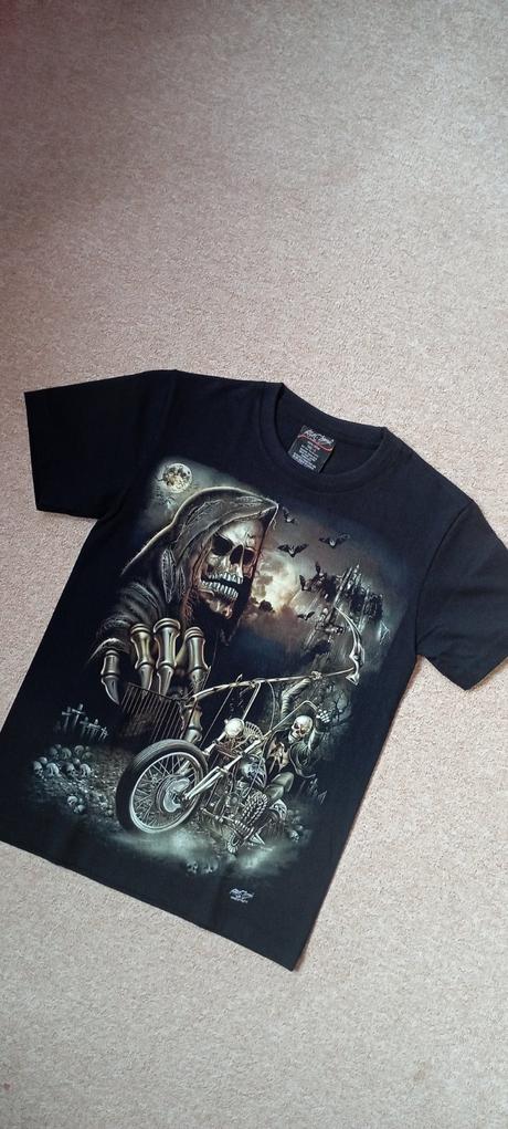 Tričko zn."rock chang" svítí ve tmě vel."s+l", 