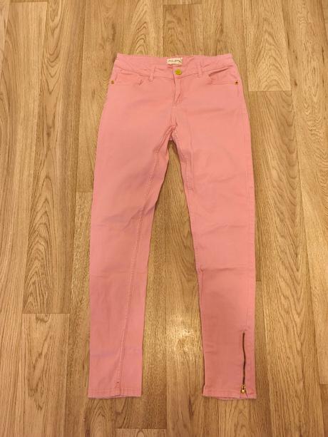 Světle růžové džíny slimky, lindex,170