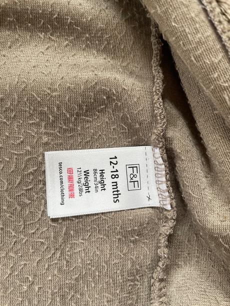 Teplé overaly 12-18měs., f&f,86