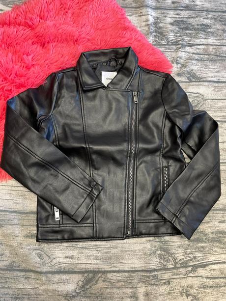 Dívčí koženková bunda sinsay 134, sinsay,134