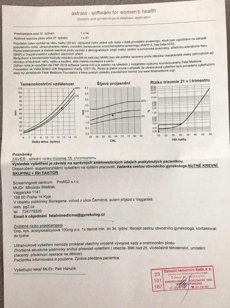 Je naděje na zdravé dítě při riziku trizomie?