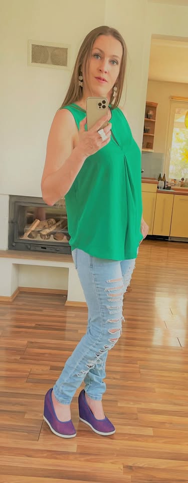 Nový zelený top, vel l, primark, primark,l