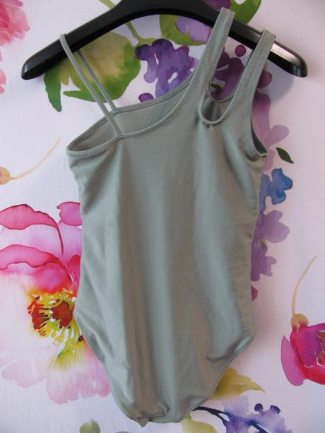 Dívčí jednodílné asymetrické plavky, h&m,146