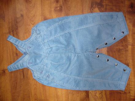 Tyrkysové manžestrové lacláčky, z anglie 18 měs, 86