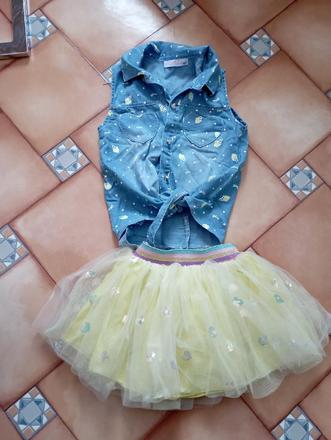 Sukně + halenka, 122