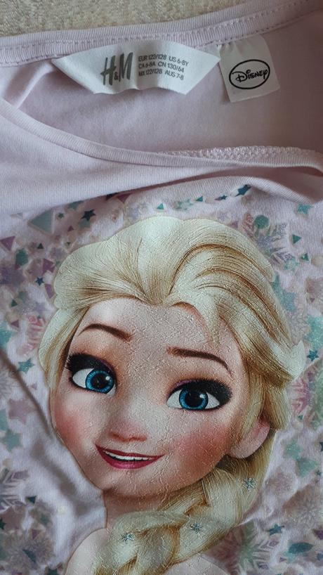 Dětské tričko frozen, elsa, vel.122/128, zn.h&m, h&m,122