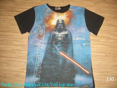 Tričko star wars vel.134-140, 134