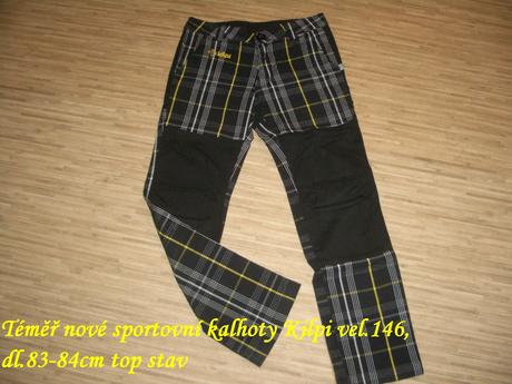 Sportovní kalhoty kilpi vel.146, 146