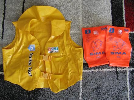 Rukávky a vesta na plavání pro věk 2-6 let, 