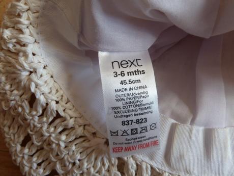 Háčkovaný klobouk next vel. 68, next,68