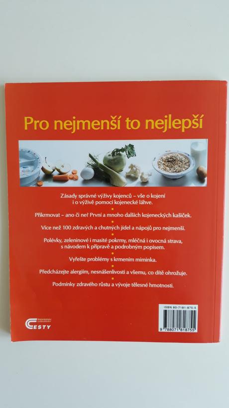 Knížka vaříme pro kojence,