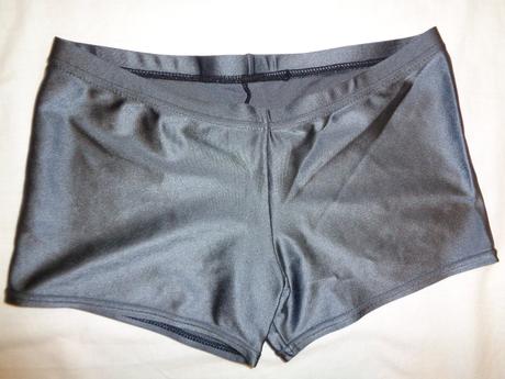 Šedostříbrné dresíkové nohavičkové kalhotky, 164