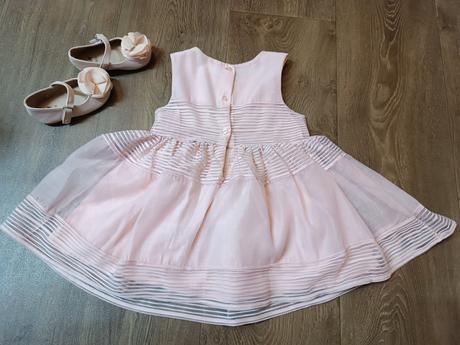 Slavnostní šaty h&m,vel.80+balerínkyh&m,vel.18/19, h&m,80