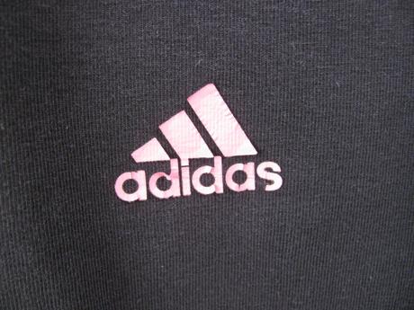 Černé bavlněné elastické legíny adidas, adidas,s