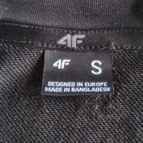 Pánská klučičí rozepínací mikina s kapucí zn. 4f, s