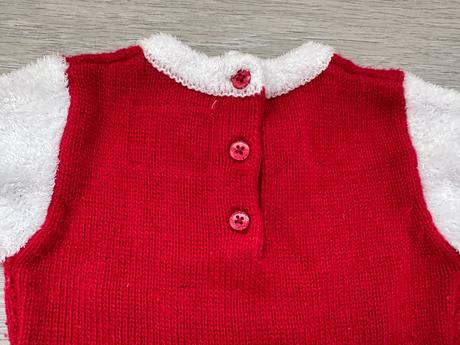 Dívčí vánoční šaty + punčocháče, vel. 86 (12-18m), 86