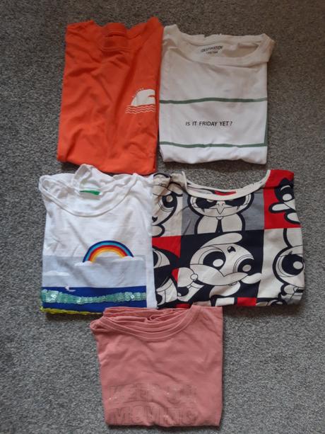 5x triko tričko trička set i jednotlivě 158/164, 158