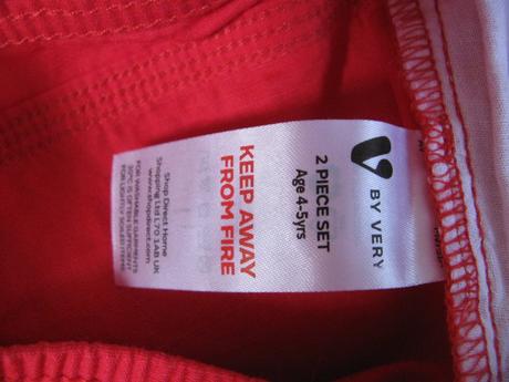 Plátěné červené šortky unisex, 110