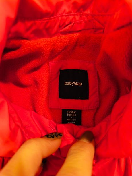 Růžový kabátek, gap,110