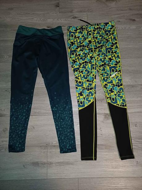 2x sportovní legíny decathlon 12/13 let a klimatex, decathlon,158