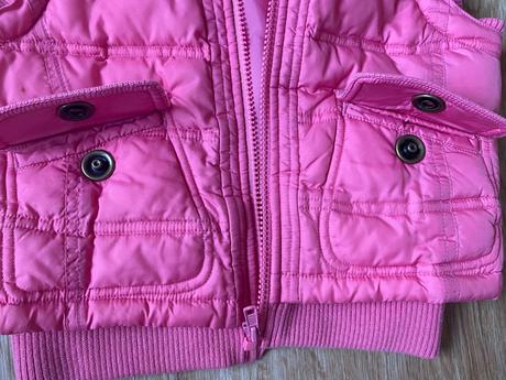Lososová prošívaná vesta - next, vel. 116, next,116