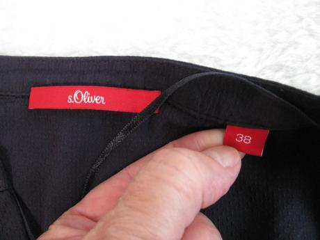 Tmavě modrá krásná halenka,blůzka s.oliver, s.oliver,38