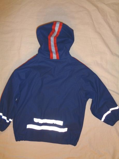 Luxusní modročervená nepromokavá bunda 98/104, playshoes,98