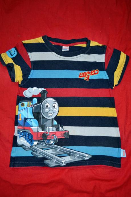 Tričko s mašinkou thomas v.98, 98